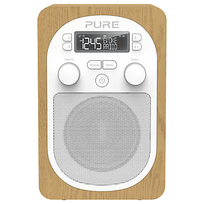 Pure Evoke H2 DAB/DAB+/FM Digital Radio Oak Pure Evoke H2 DAB/DAB+/FM Digital Radio Oak